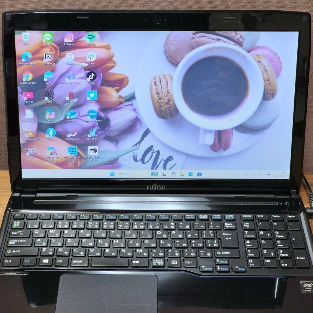 在宅ワークに！初心者向け設定済 Windows11薄型ノートパソコン 164