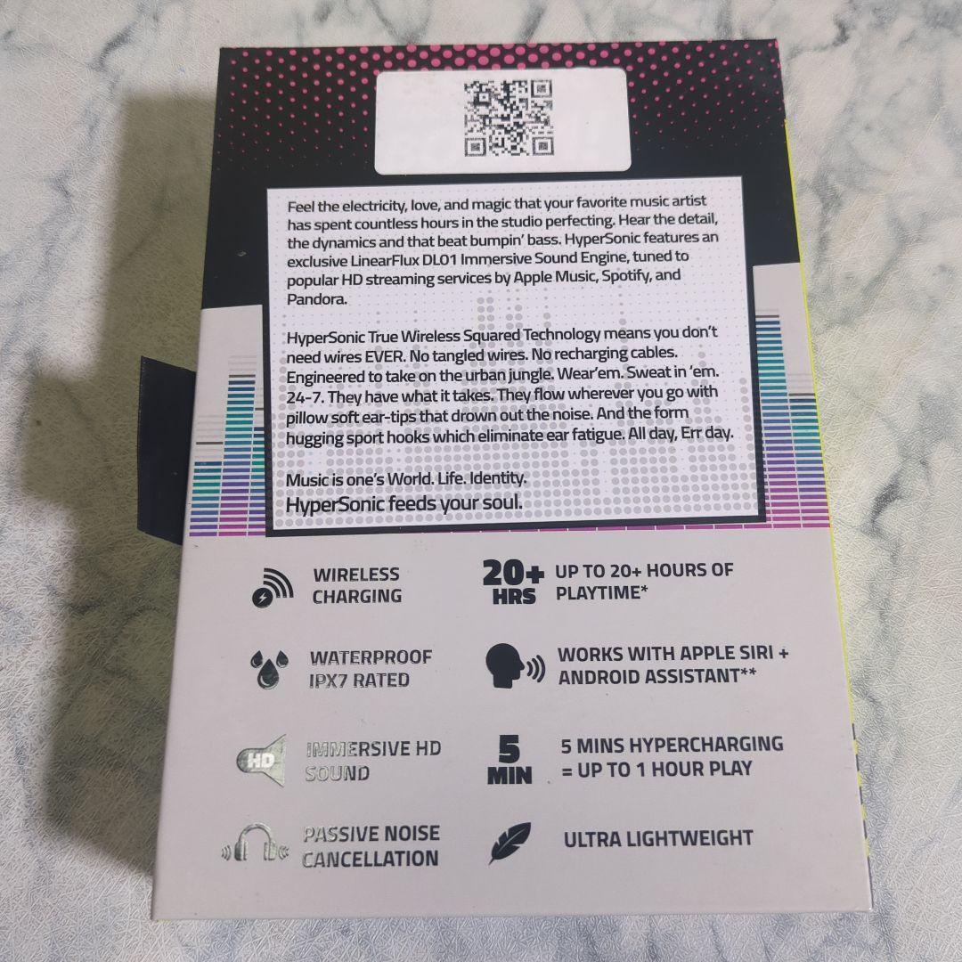 【新品・未開封】HyperSonic 完全ワイヤレスインイヤー高解像度スピーカー
