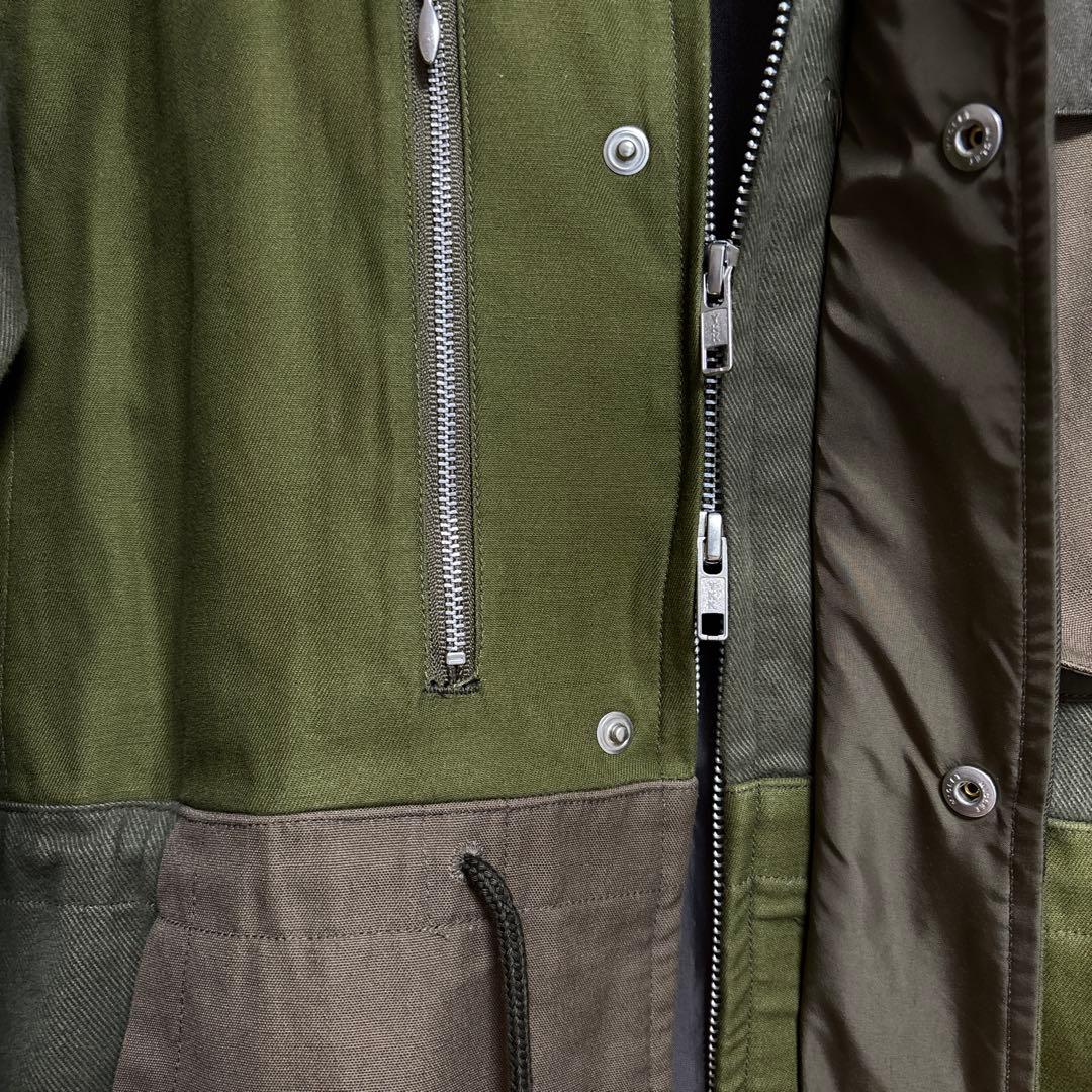 Rクオン KUON 23AW Tonal Patchwork Jacket