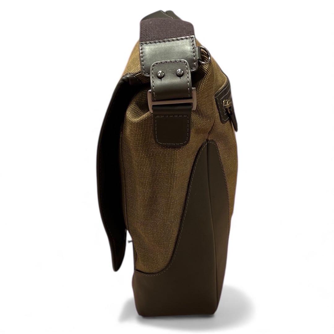 未使用 ダンヒル メッセンジャーバッグ A4 希少 レインカバー付 茶