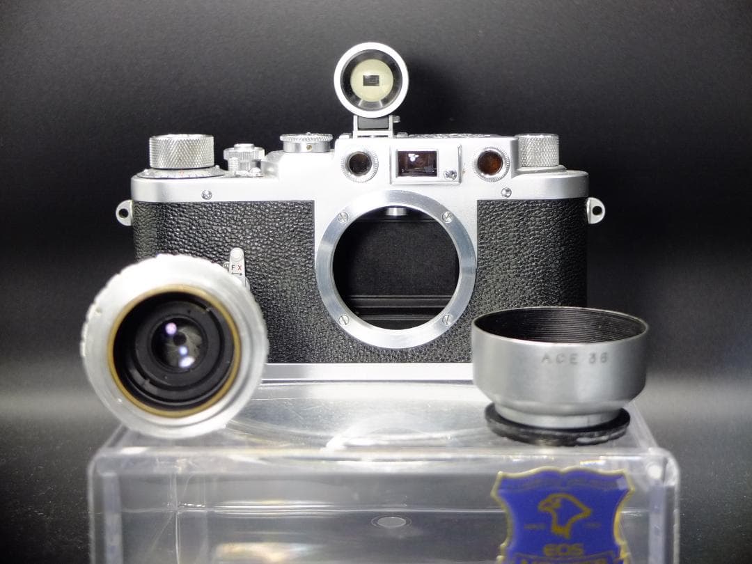 レオタックスK型／トプコール 5c㎜f3.5フード付【実写確認済整備品】