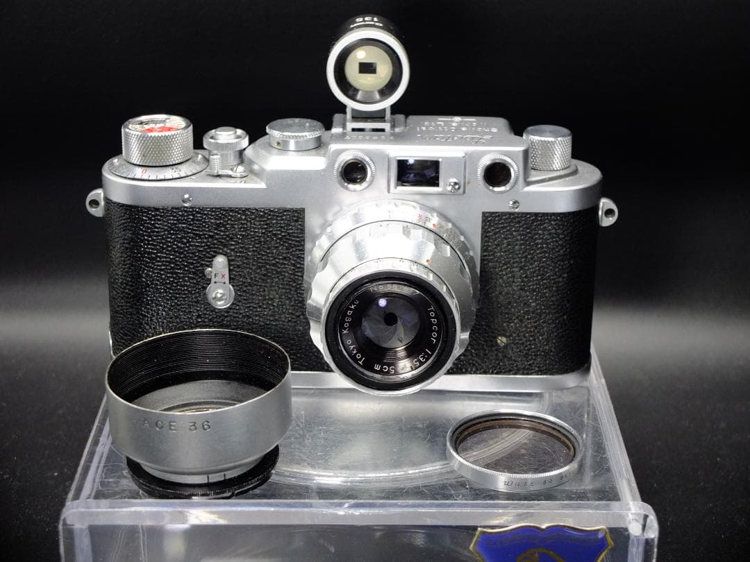 レオタックスK型／トプコール 5c㎜f3.5フード付【実写確認済整備品】