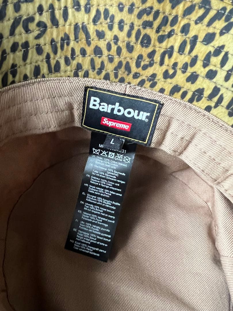 Supreme × Barbour バブアー レオパード バケットハット