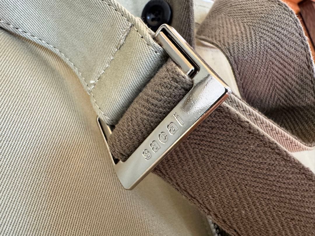 【未使用】sacai 25ss cotton chino パンツ 0 ※訳あり