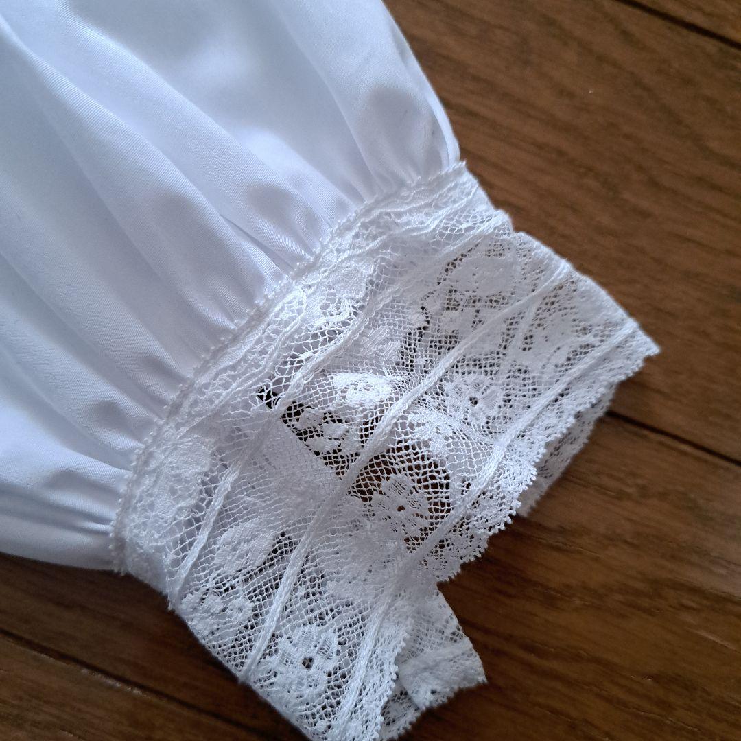 OLD ENGLAND レーススタンドカラーブラウス