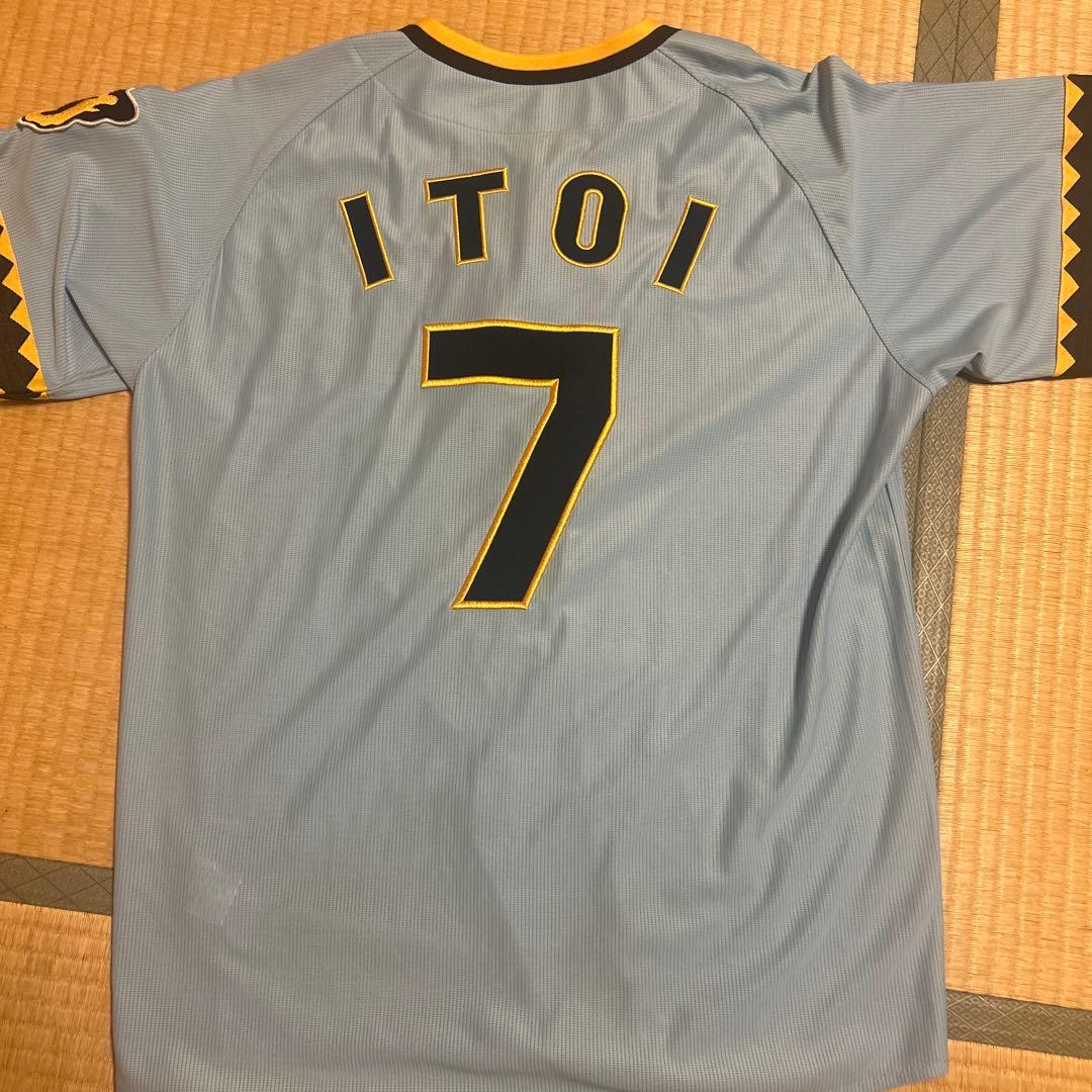 阪神タイガース 輝流ライン復刻ユニフォーム 7 糸井嘉男 Lサイズ