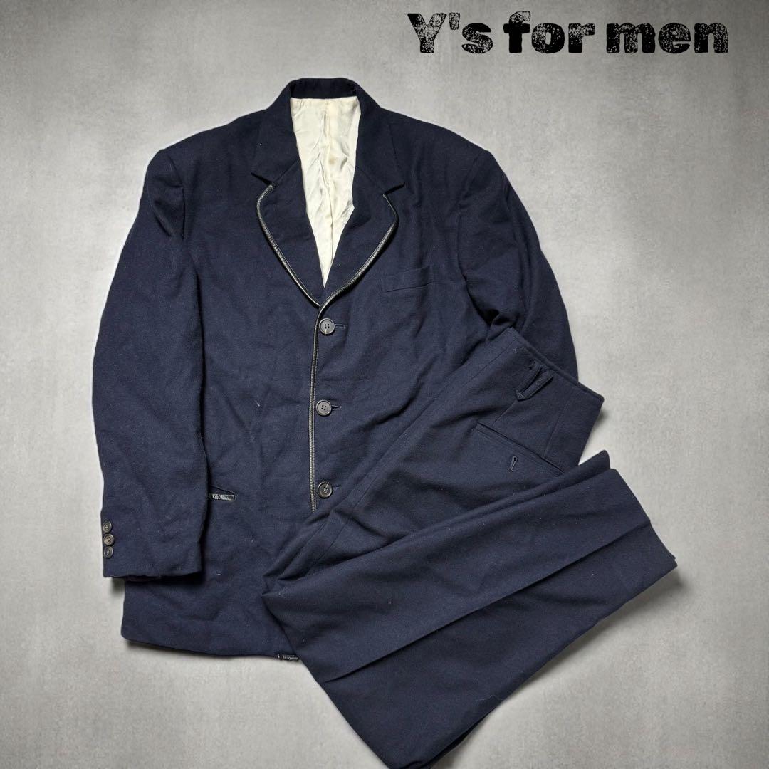 Y’s for men パイピング テーラードジャケット セットアップ
