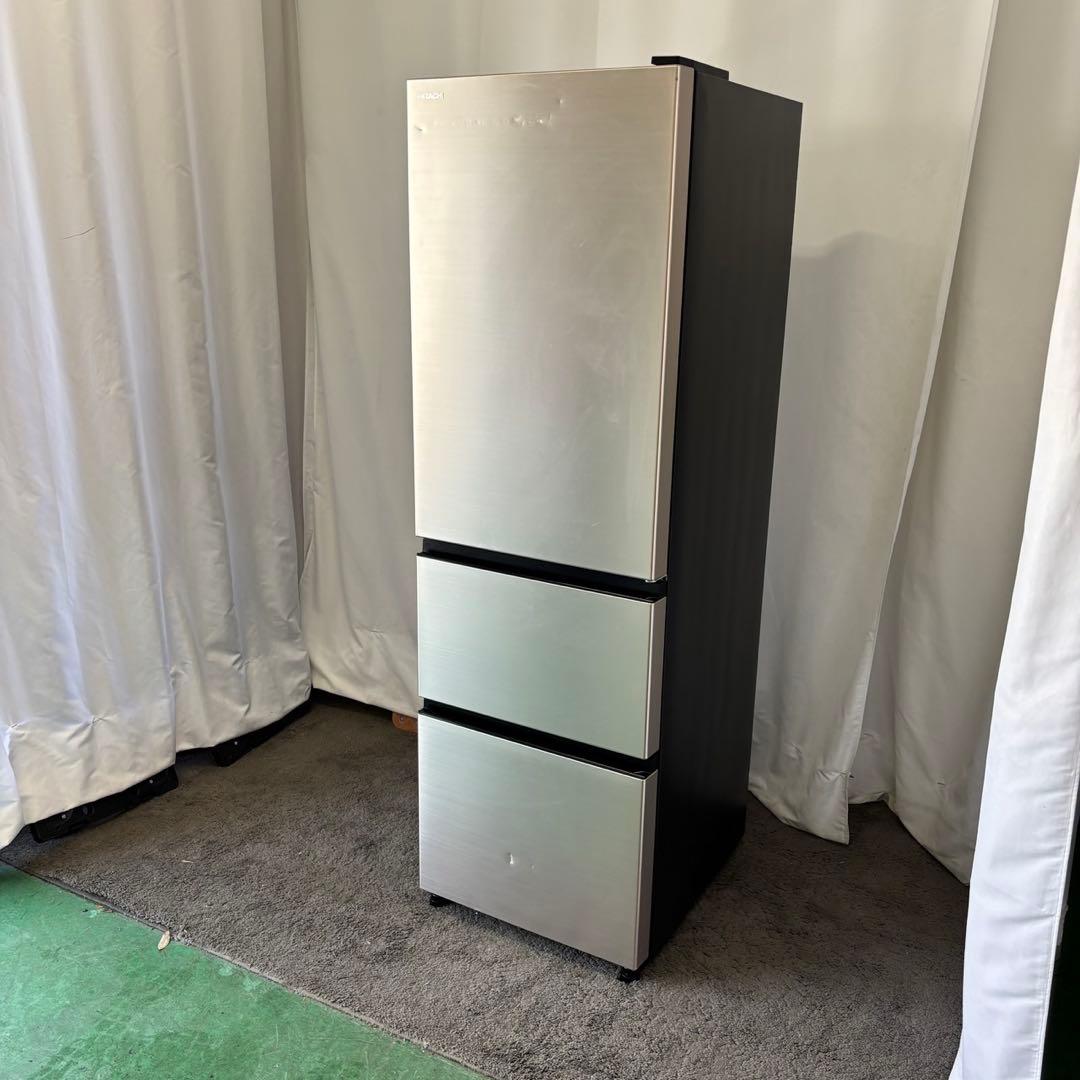 596⭕️設置無料　冷蔵庫　日立　300-400ℓ　大型　中古　安い　最新　綺麗