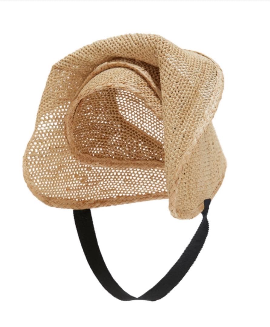 いちご【新品】ロエベ　ハロハット　ストローハット