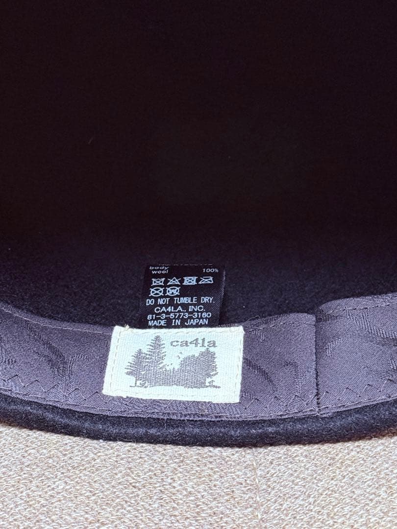 【送料込、美品】キャスケット 帽子 カシラ CA4LA