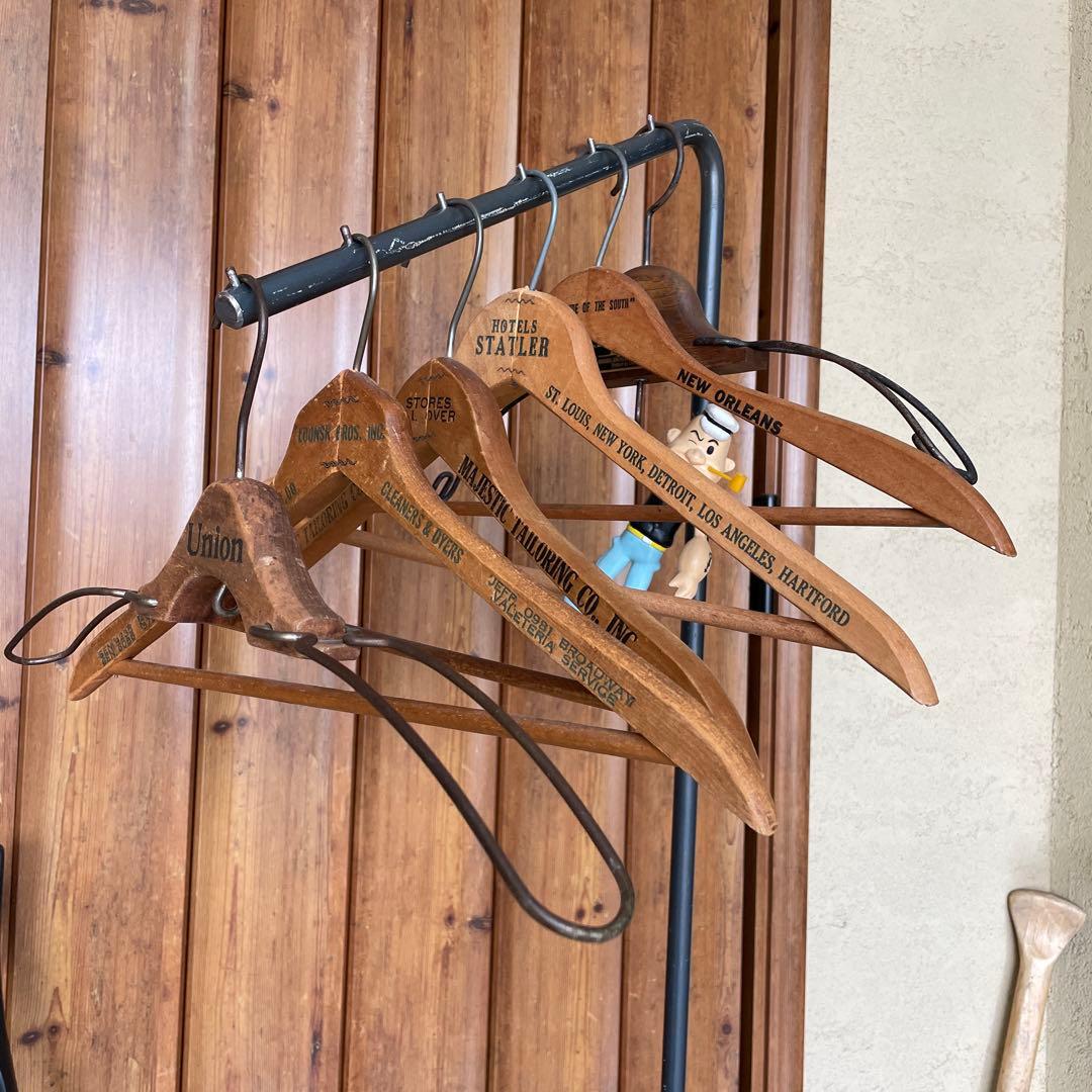 【ラスト1点】インダストリアル スラントハンガー アイアンラック シャビー 無骨