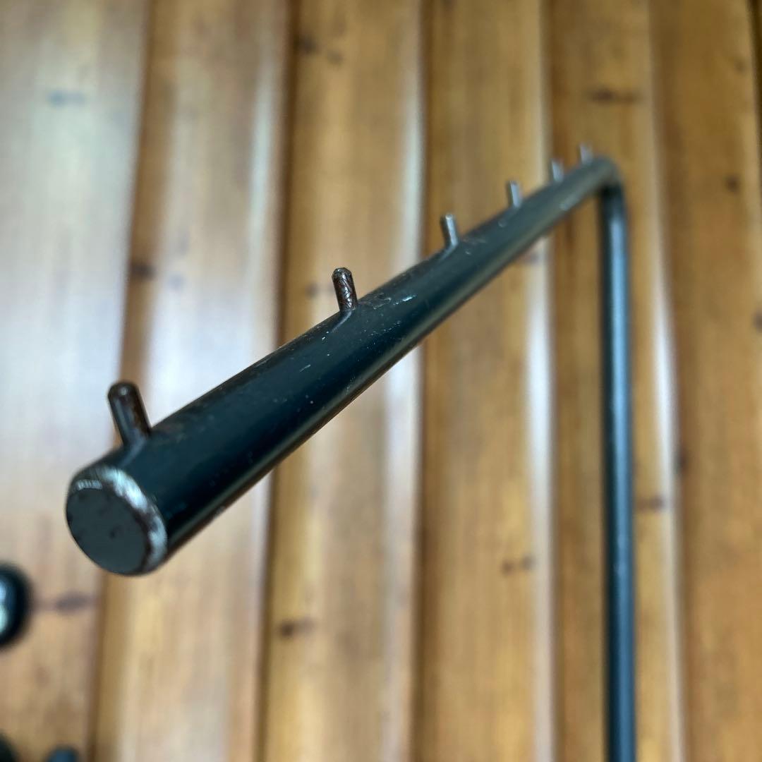 【ラスト1点】インダストリアル スラントハンガー アイアンラック シャビー 無骨