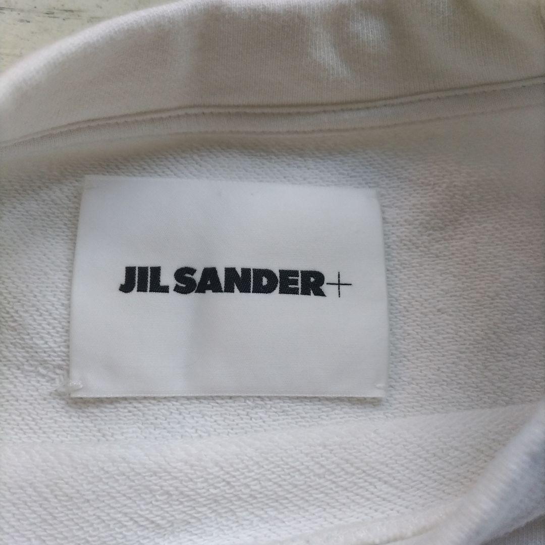 松屋銀座で購入 JIL SANDER＋ ロゴスウェット　　クリーム色ジルサンダー