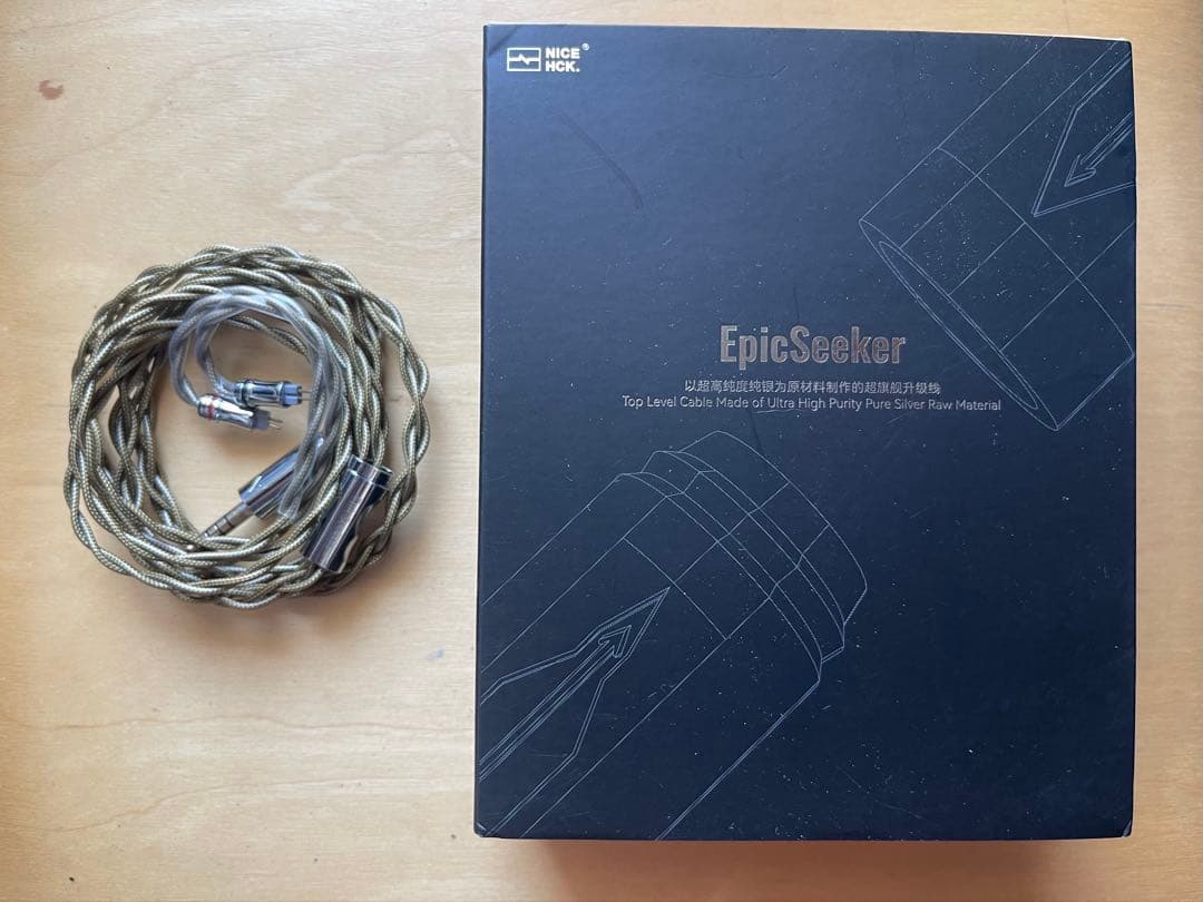 【限定セール】NICEHCK EpicSeeker 6N純銀ケーブル
