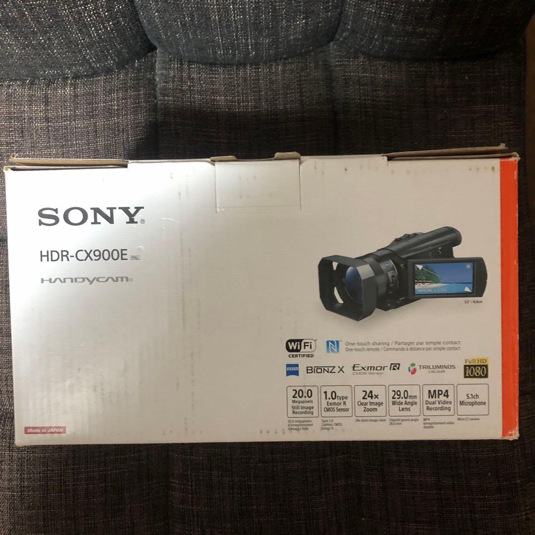 【美品・未使用】SONY ビデオカメラ デジタルHD HDR-CX900E