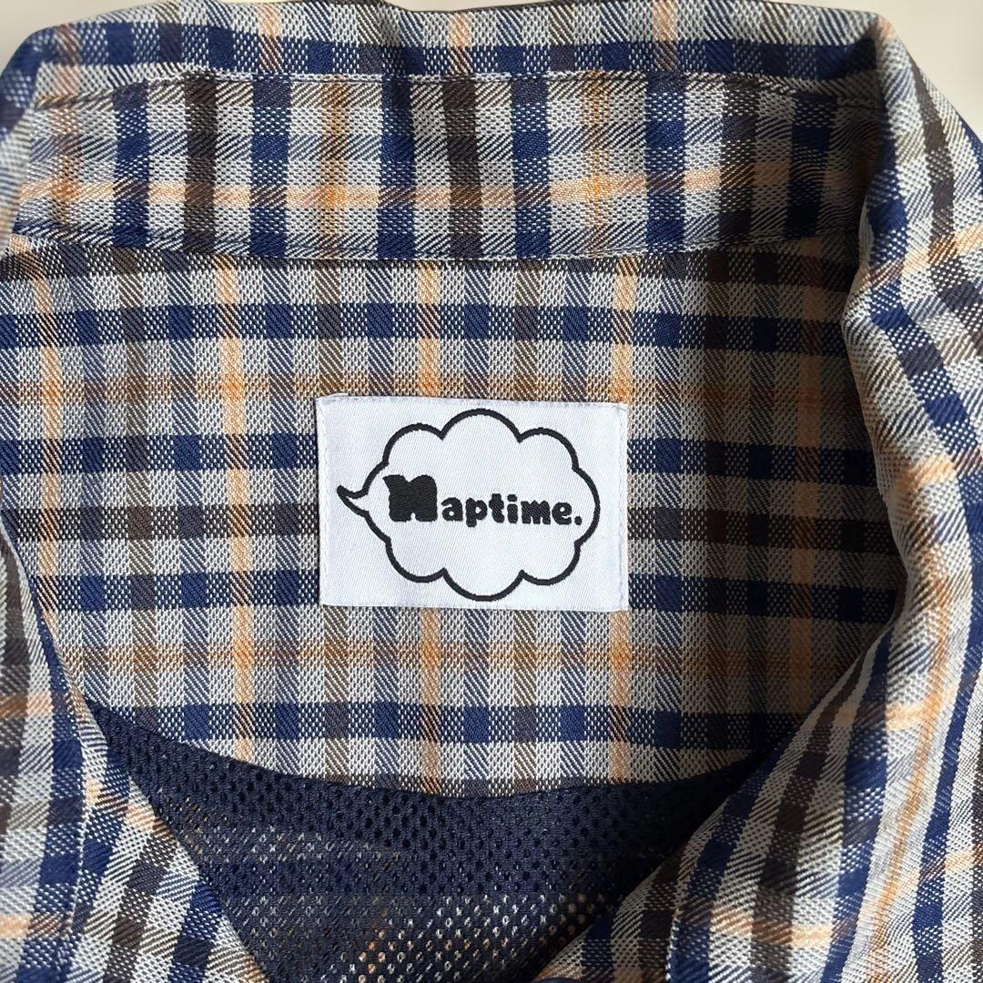 Naptime チェック柄コーチジャケット Fサイズ