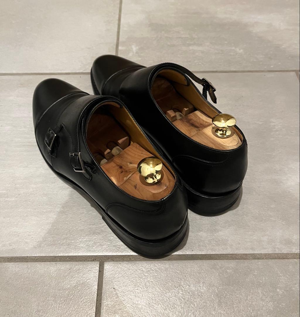 Paraboot パラブーツ　vivaldi 黒　レザーシューズ　ダブルモンク