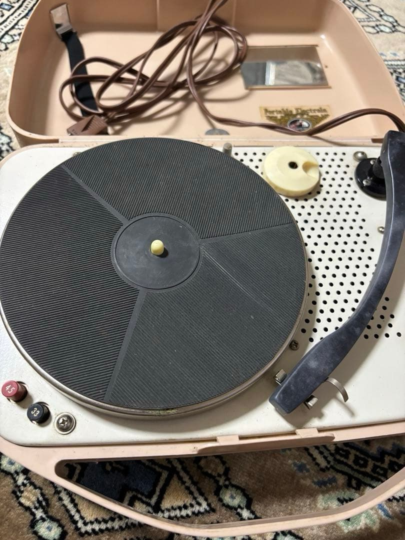 昭和レトロ Victor PE-4004 ポータブルレコードプレーヤー