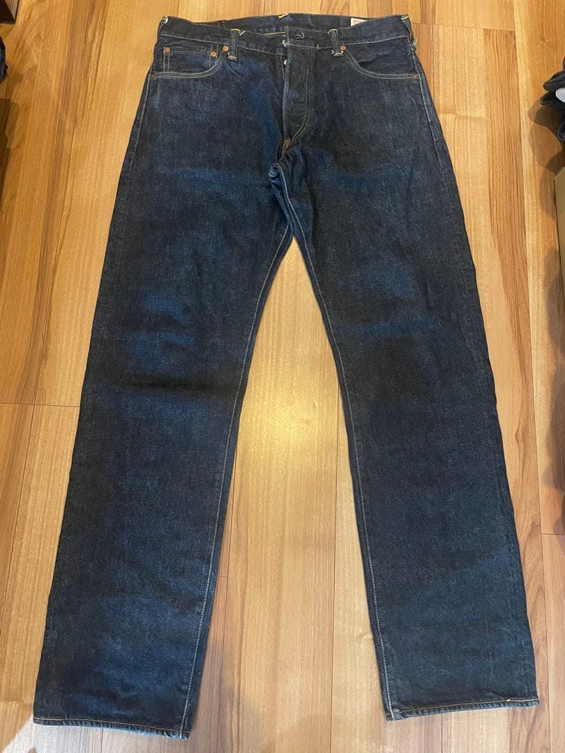 サイズ34 黄大大黒 2000 虎耳 濃紺 美品 エヴィス エビス