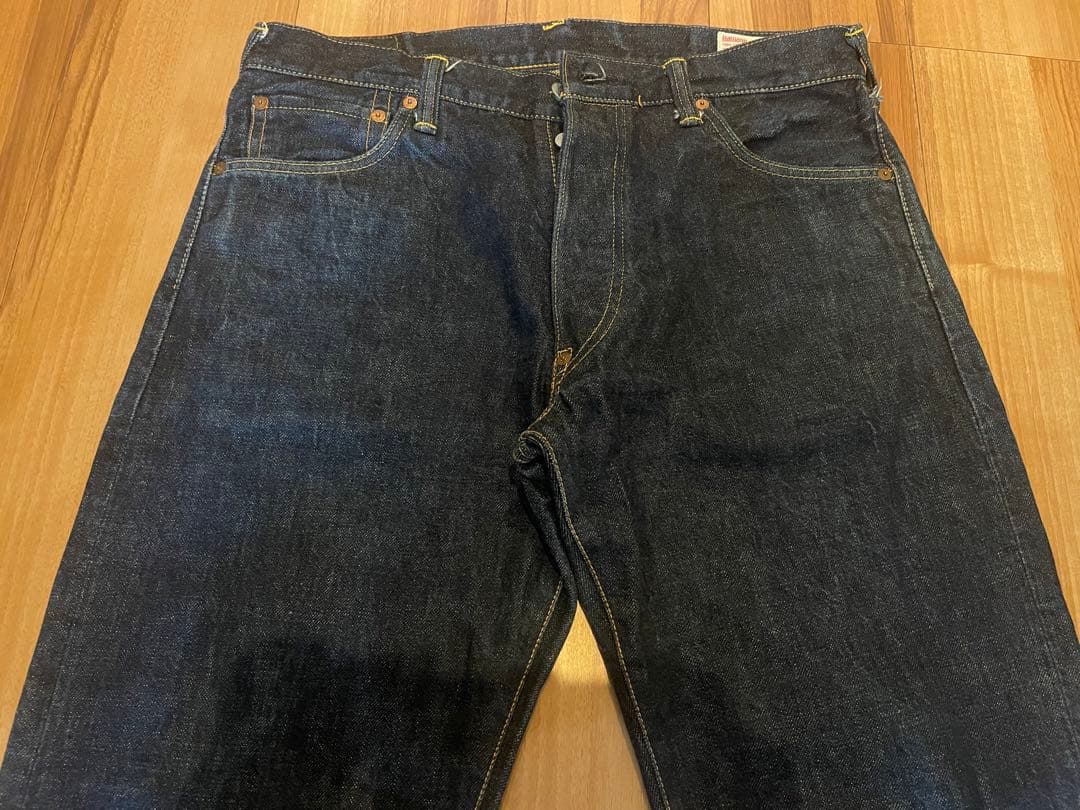 サイズ34 黄大大黒 2000 虎耳 濃紺 美品 エヴィス エビス