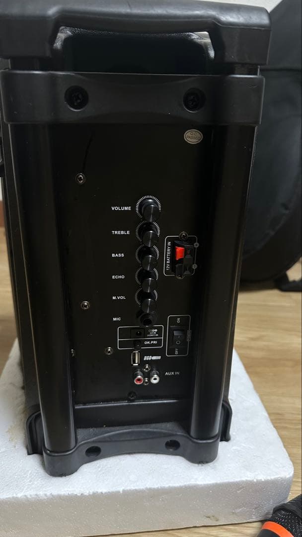 CICONIA CT-X08BS ポータブルスピーカー ワイヤレスマイク2本