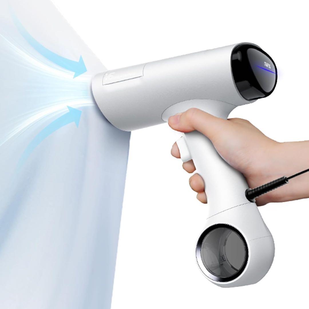 Morus V6衣類スチーマー スチームアイロン真空吸着式 3000Pa強力吸引