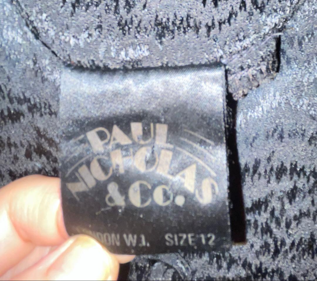 英国ヴィンテージ⭐︎ポール・ニコラスのブラウス(ミニワンピース)