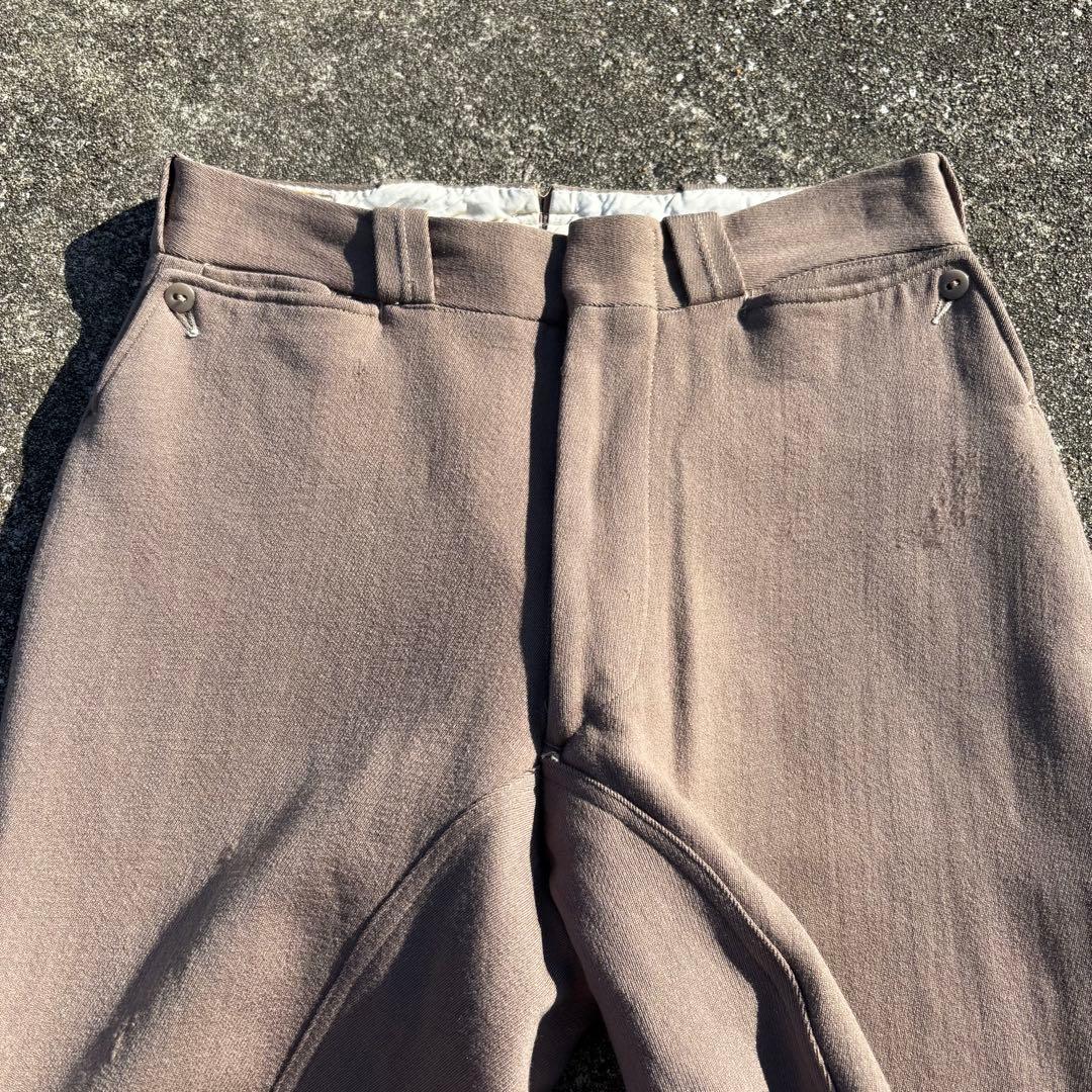 50s vintage HBARC ウールギャバ スラックス ウィップコード
