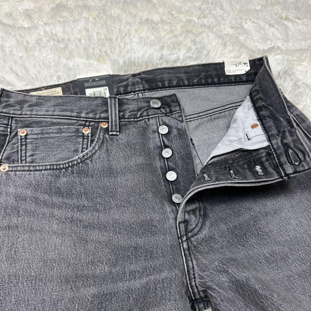 新品　リーバイス　501 ブラック　先染め　セルビッジ　赤耳　ビッグEモデル