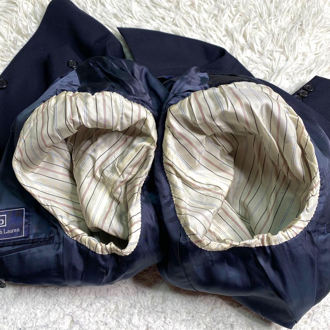 美品✨ラルフローレン スーツ スリーピース セットアップ ネイビー