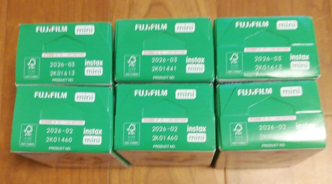 FUJIFILMinstax miniフィルム20枚×6箱=120枚 新品未使用