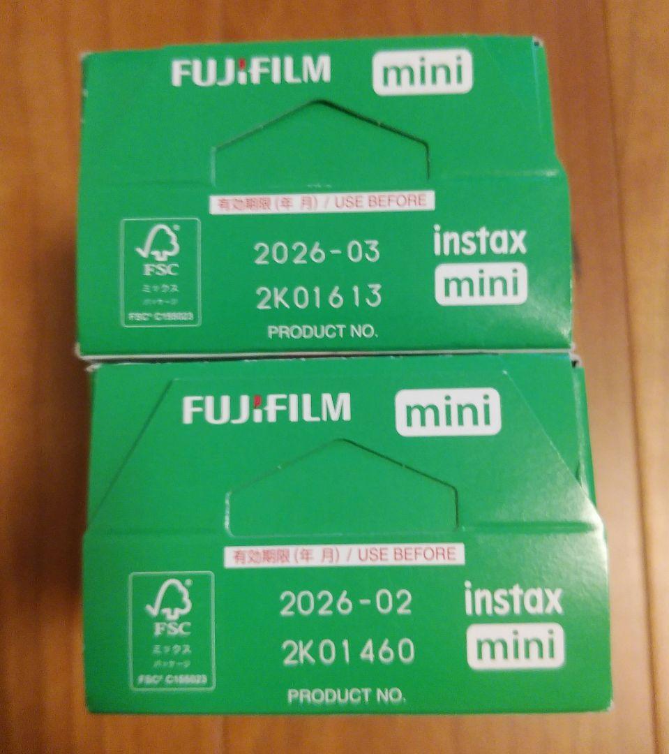 FUJIFILMinstax miniフィルム20枚×6箱=120枚 新品未使用