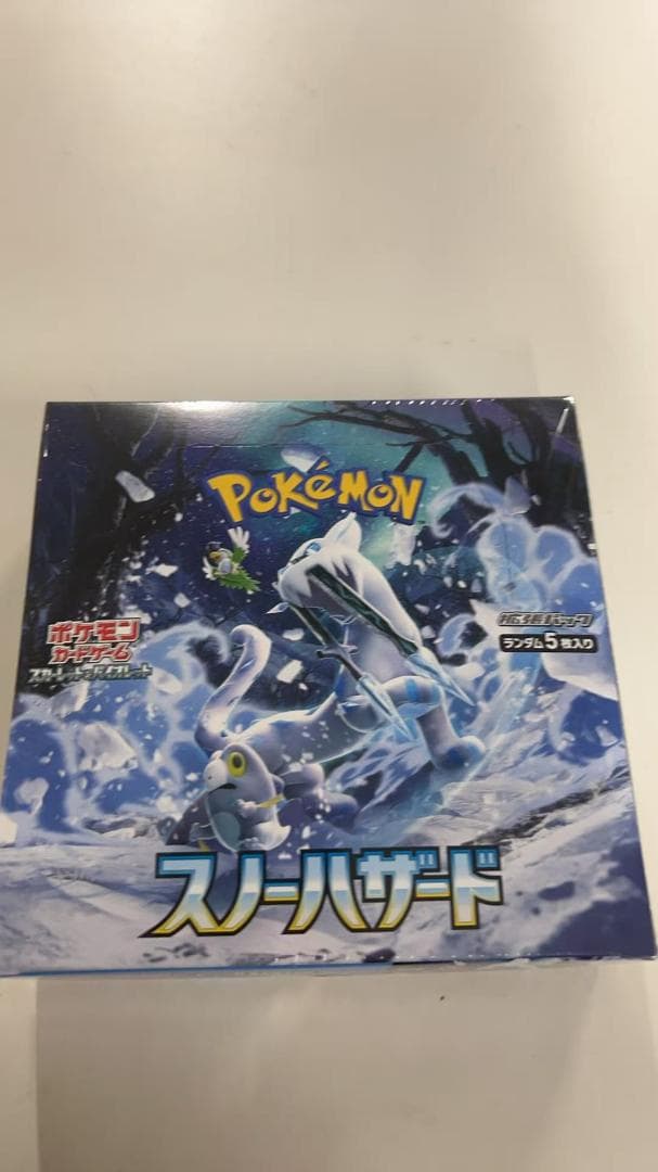 ポケモンカードゲーム 拡張パック スノーハザード BOX 2箱