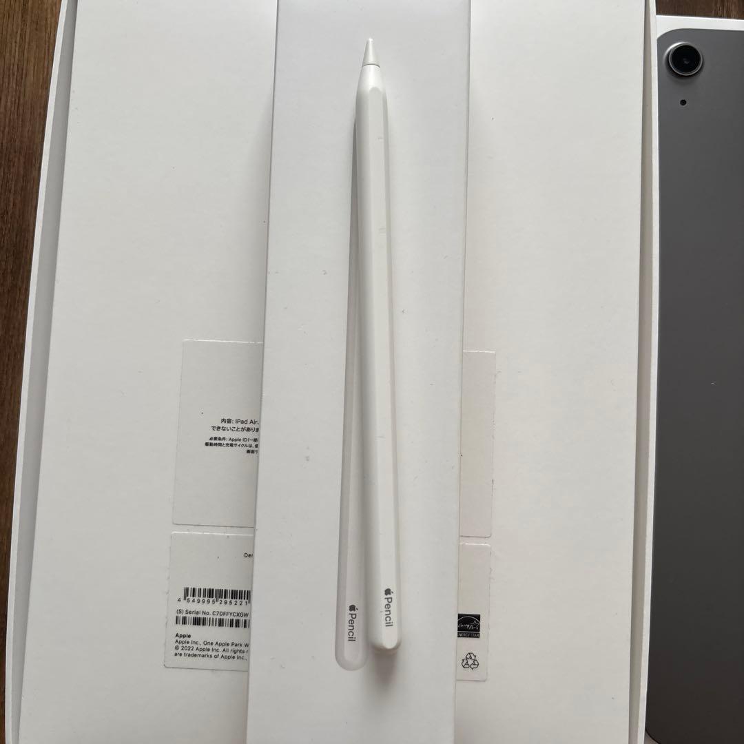 iPad Air 第5世代 （純正Apple Pencil・純正ケース）付き