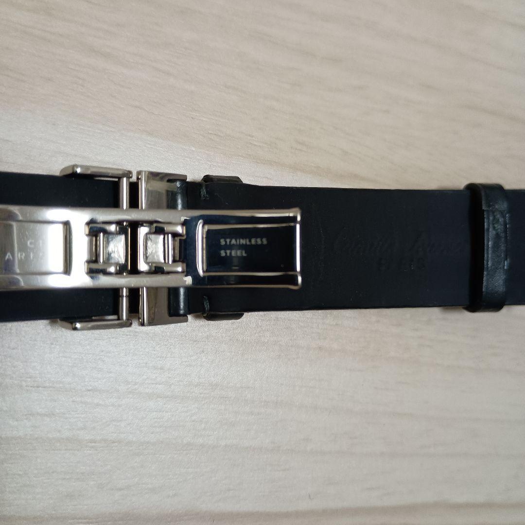 と*と様 ブラック グレー　腕時計用レザーベルト　2個セット