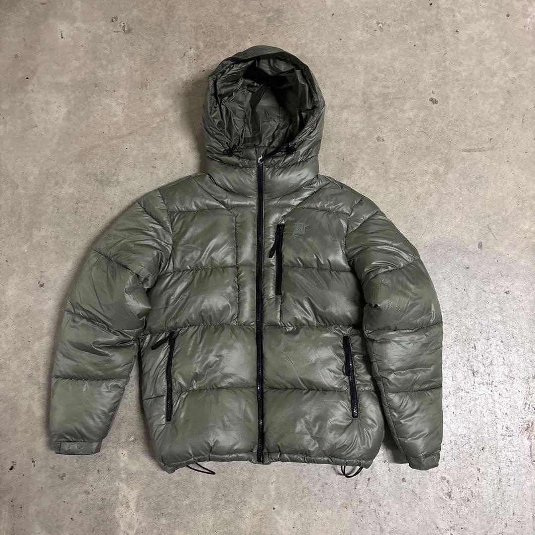 GAP フード付きダウンジャケット オリーブグリーン 最安値