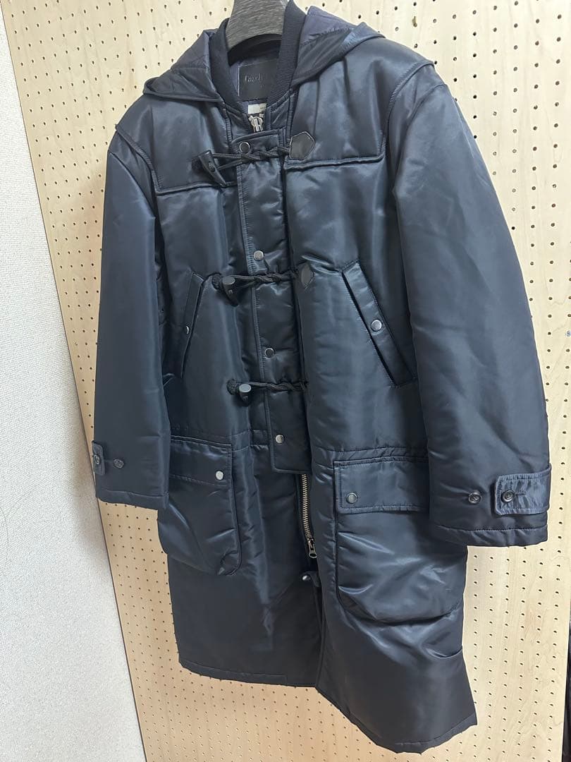 Casely Hayford パデッドナイロンコート