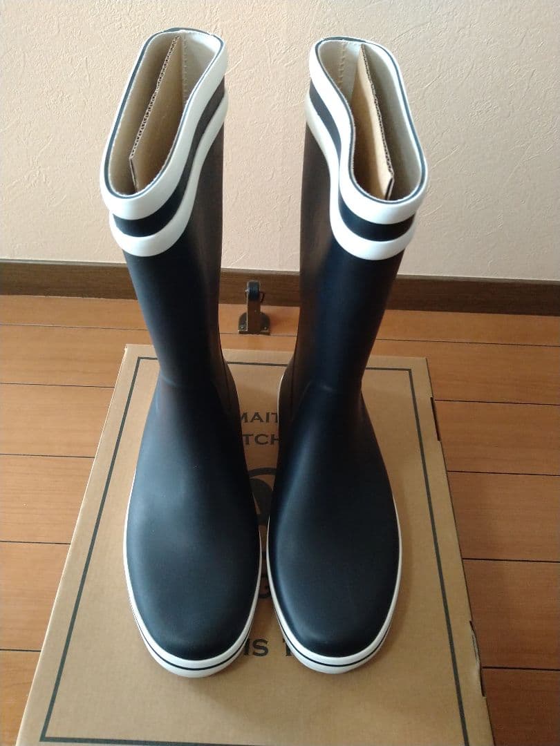 【Mikan】 MALOUINE BT ブラック 長靴・レインブーツ
