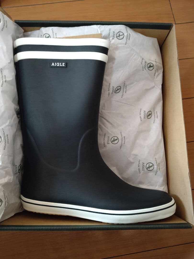 【Mikan】 MALOUINE BT ブラック 長靴・レインブーツ