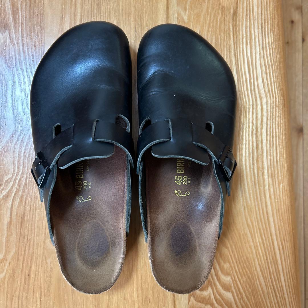はふひ　Birkenstock ブラック サンダル　大きいサイズ