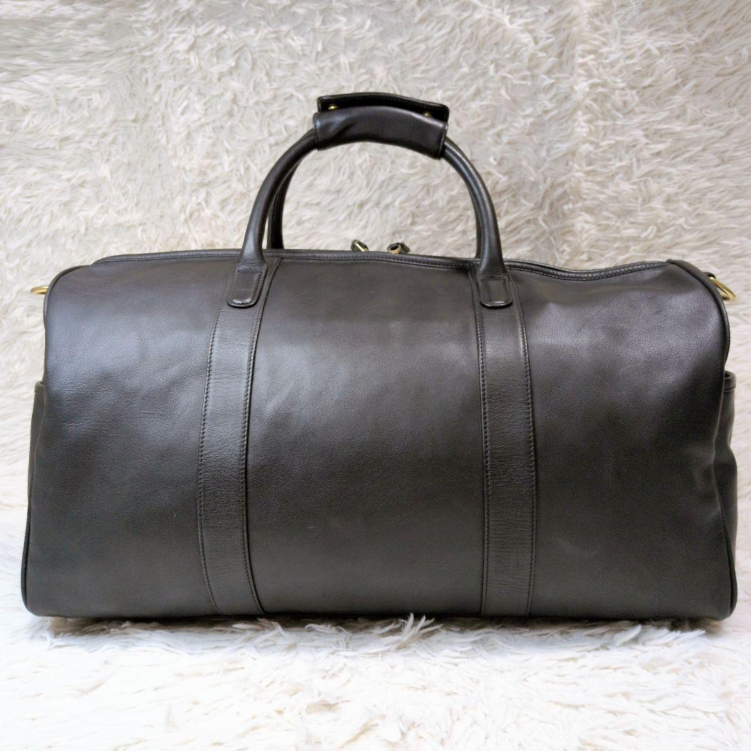 【希少】コーチ レクサス ボストンバッグ 2way レザー ブラック 0596