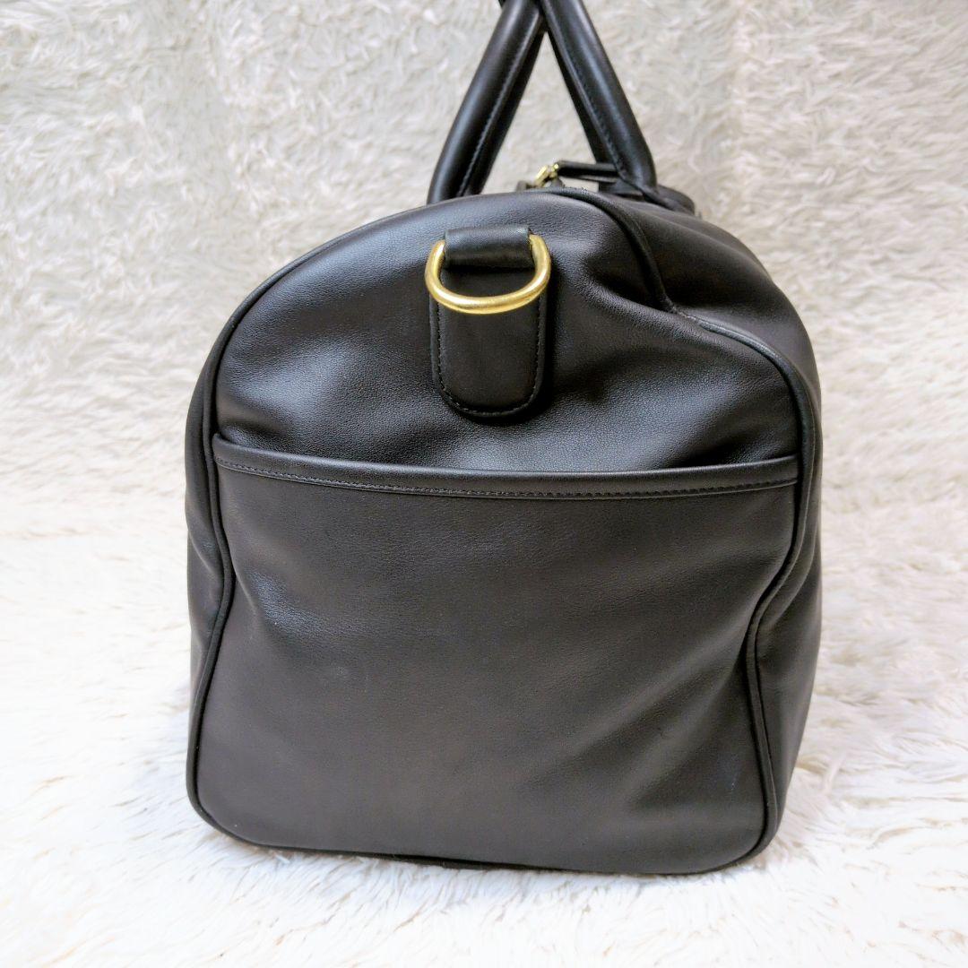 【希少】コーチ レクサス ボストンバッグ 2way レザー ブラック 0596