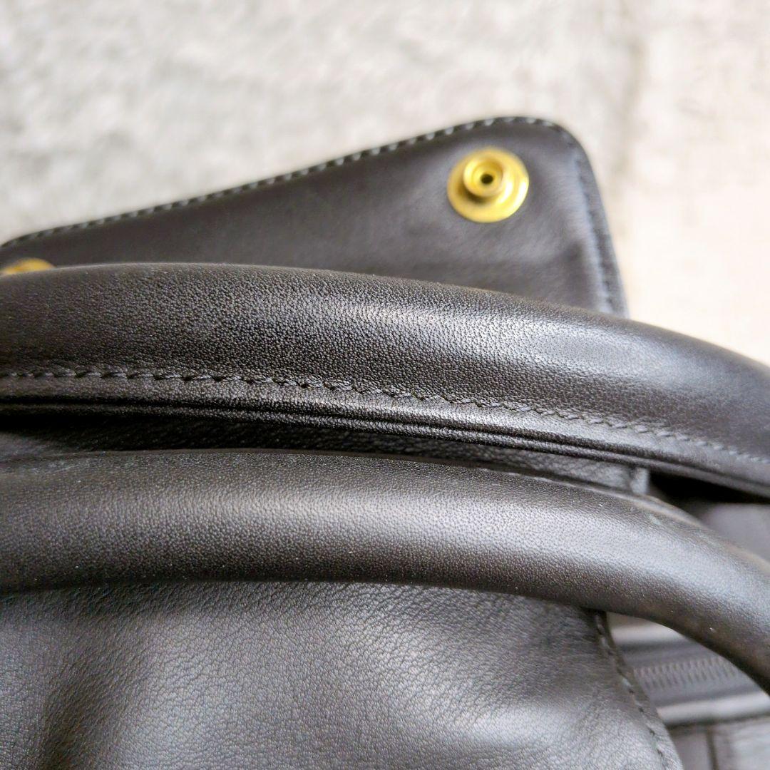 【希少】コーチ レクサス ボストンバッグ 2way レザー ブラック 0596