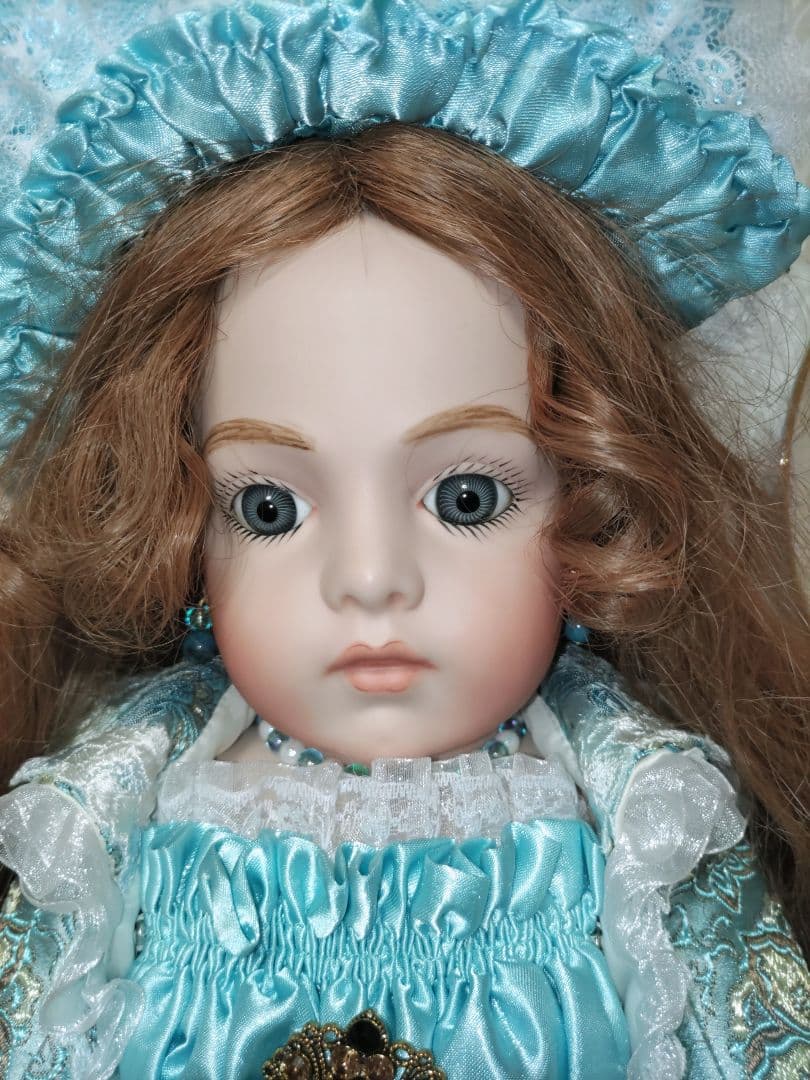 ブリュのお嬢様58センチ☆リプロ☆Vernon Seeley☆ビスクドール