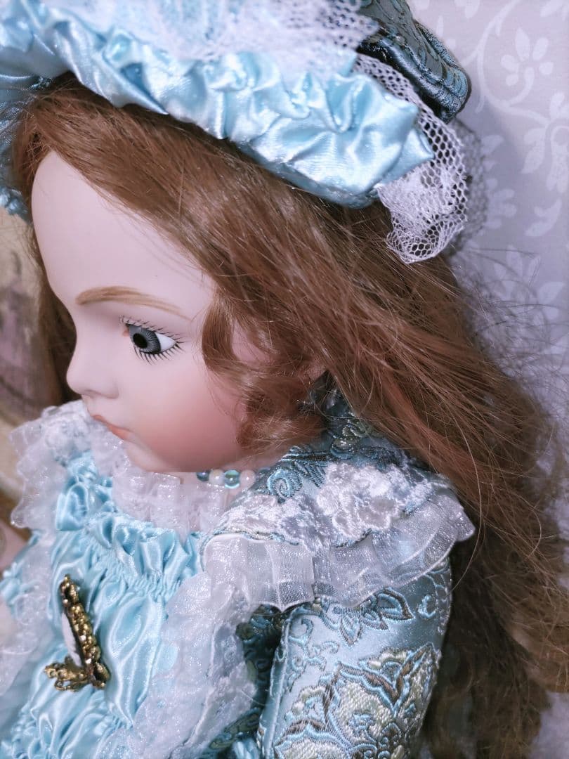 ブリュのお嬢様58センチ☆リプロ☆Vernon Seeley☆ビスクドール