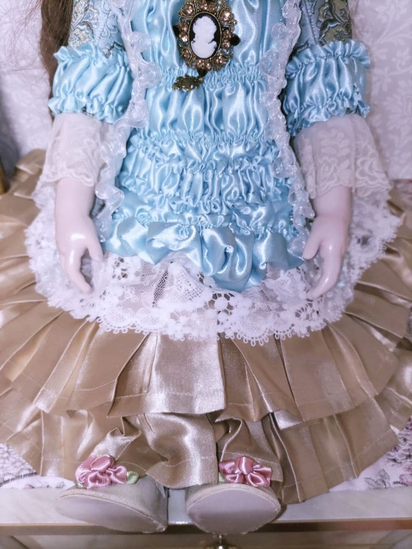 ブリュのお嬢様58センチ☆リプロ☆Vernon Seeley☆ビスクドール