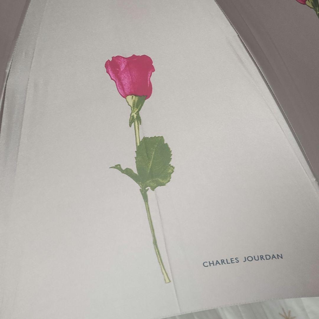 CHARLES JOURDAN バラプリント長傘