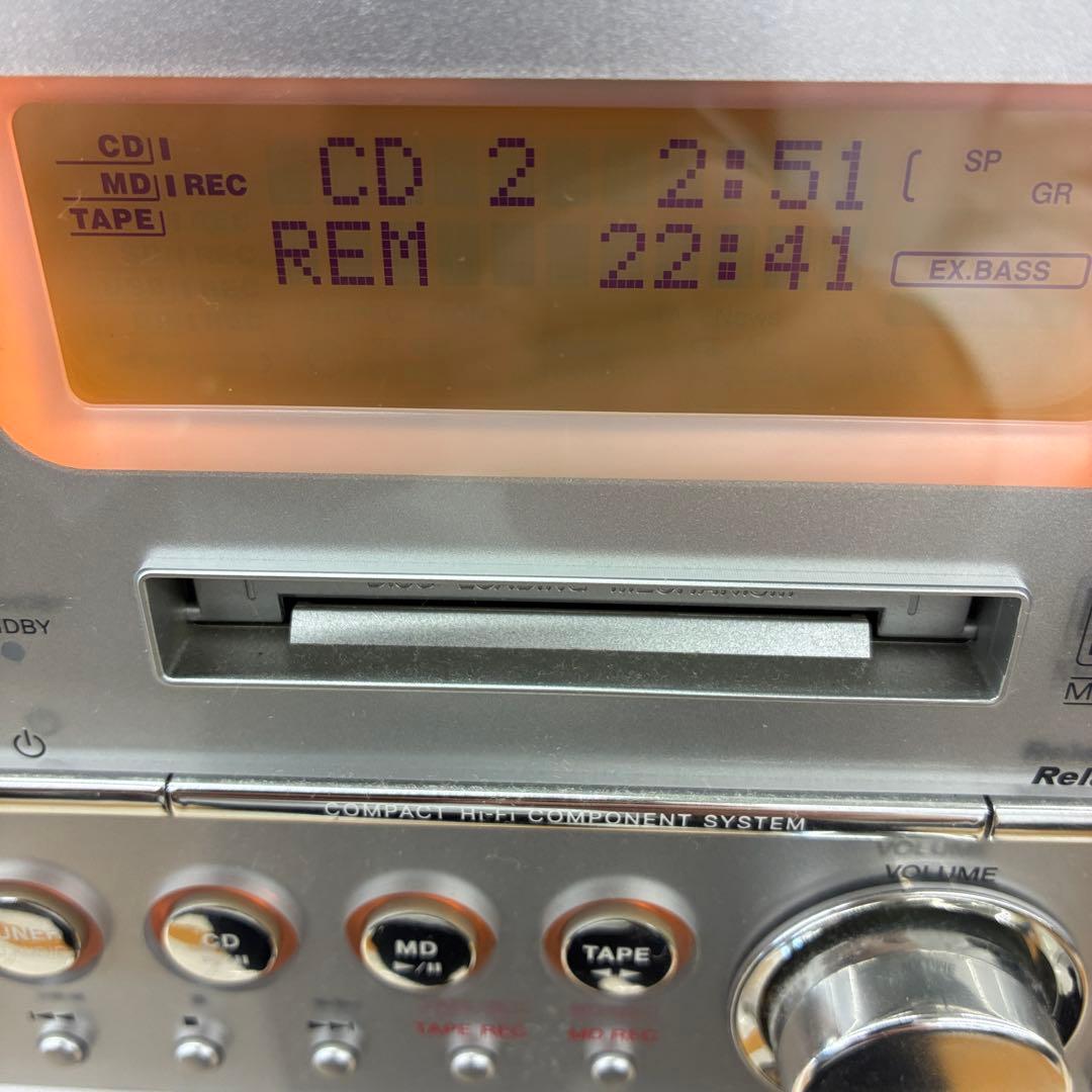 KENWOOD RXD-SZ3MD ケンウッドコンパクト カセットCDMDコンポ