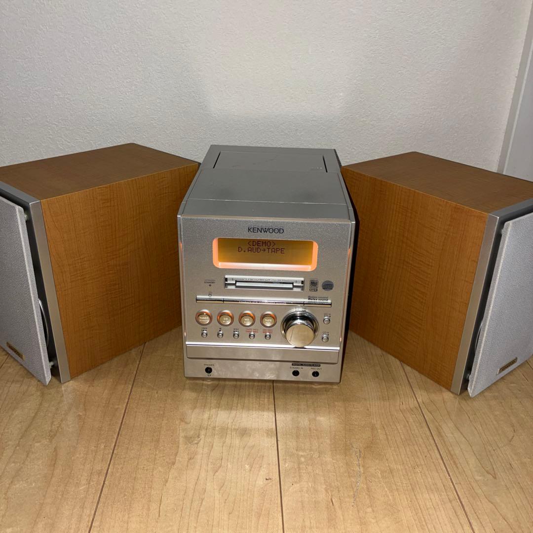 KENWOOD RXD-SZ3MD ケンウッドコンパクト カセットCDMDコンポ