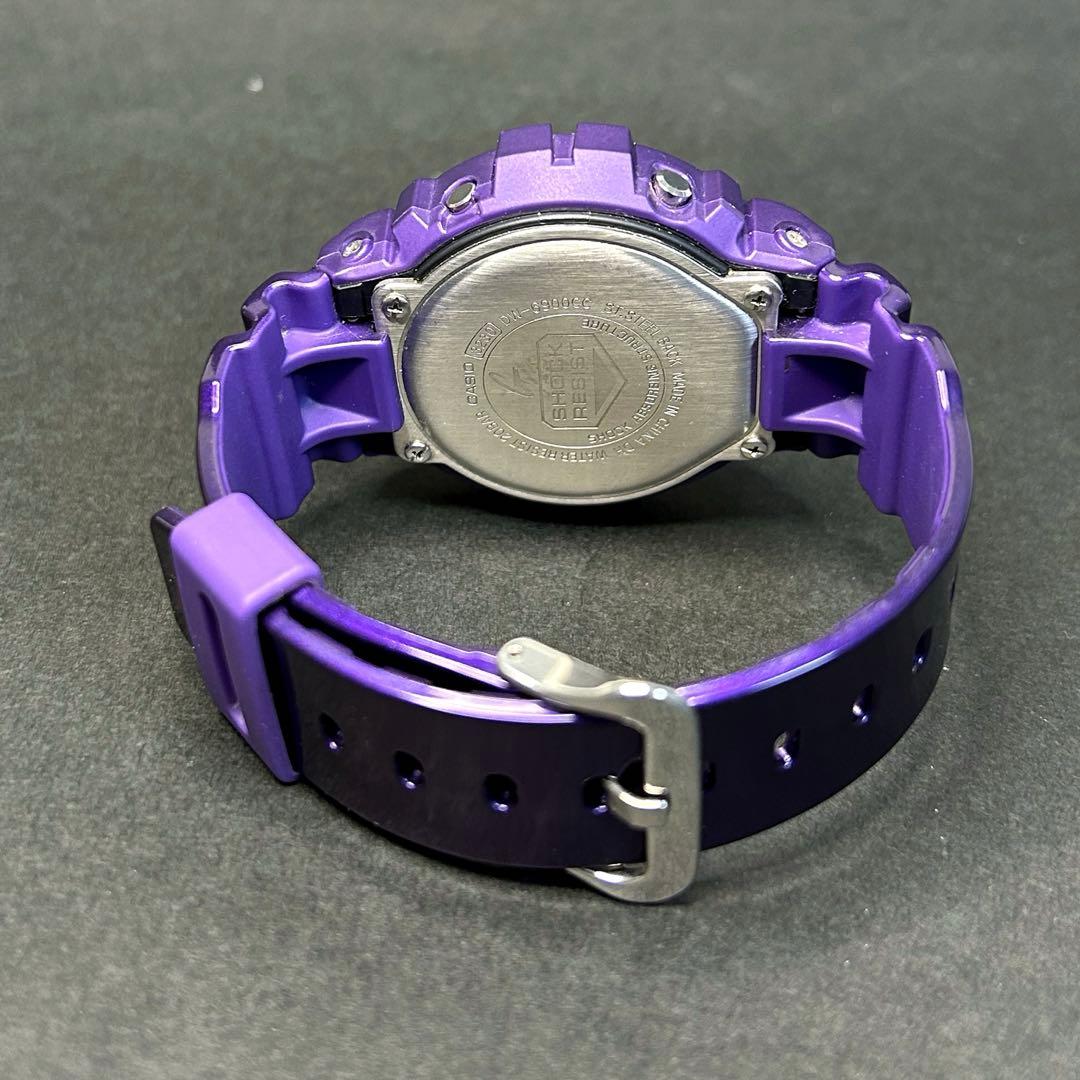 【極美品】G-SHOCK クレイジーカラーズ DW-6900CC-6DRパープル
